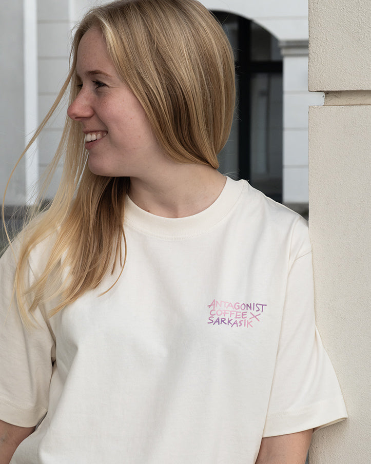 ANTAGONIST COFFEE x SARKASIK - UNISEX RELAXED FIT SHIRT