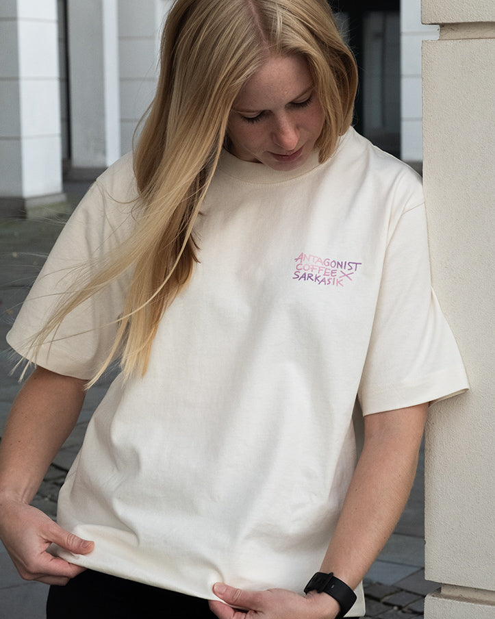 ANTAGONIST COFFEE x SARKASIK - UNISEX RELAXED FIT SHIRT