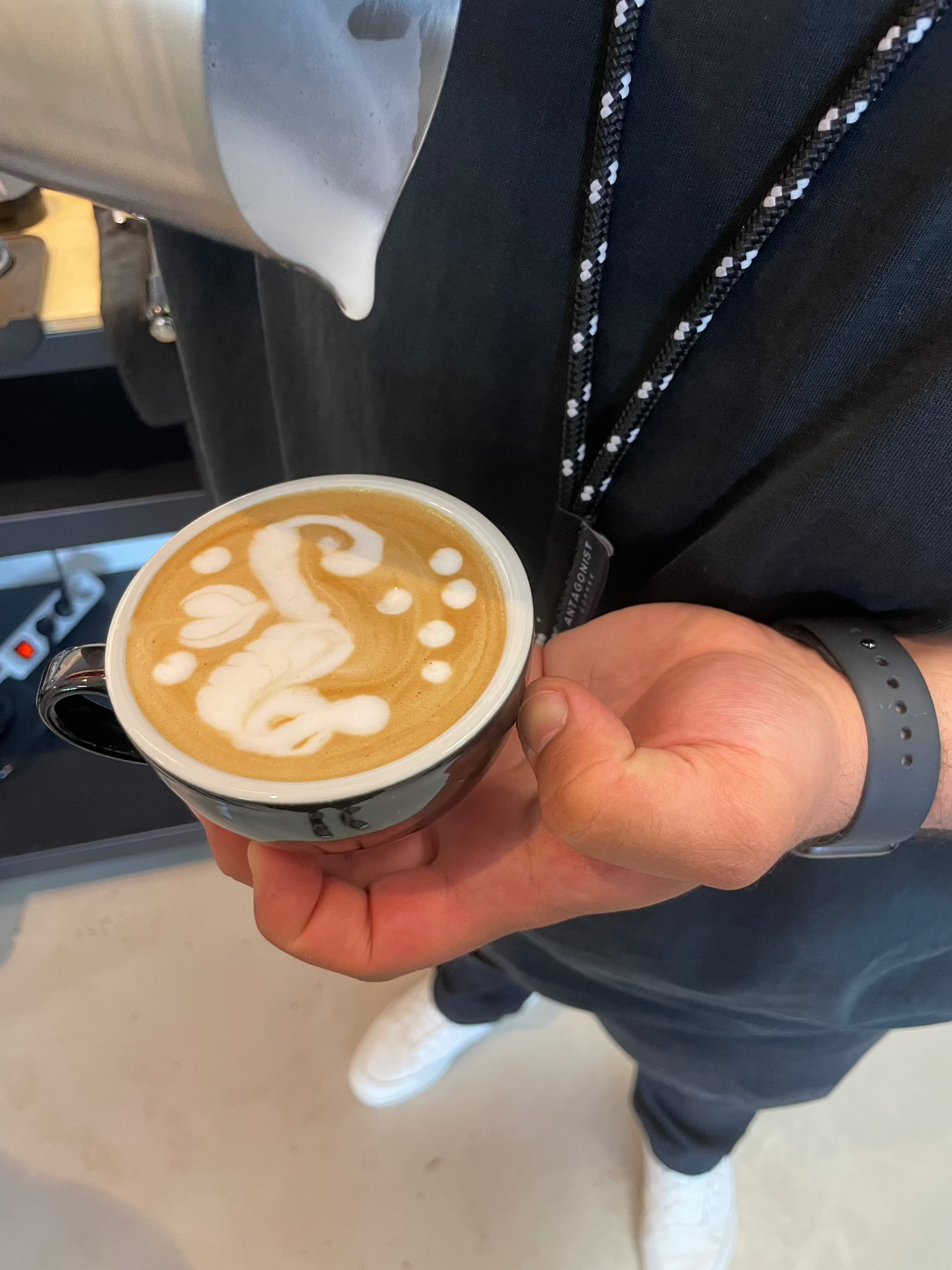 WPM #07 Sharp Spout Pitcher – 450 ml | Brushed Steel