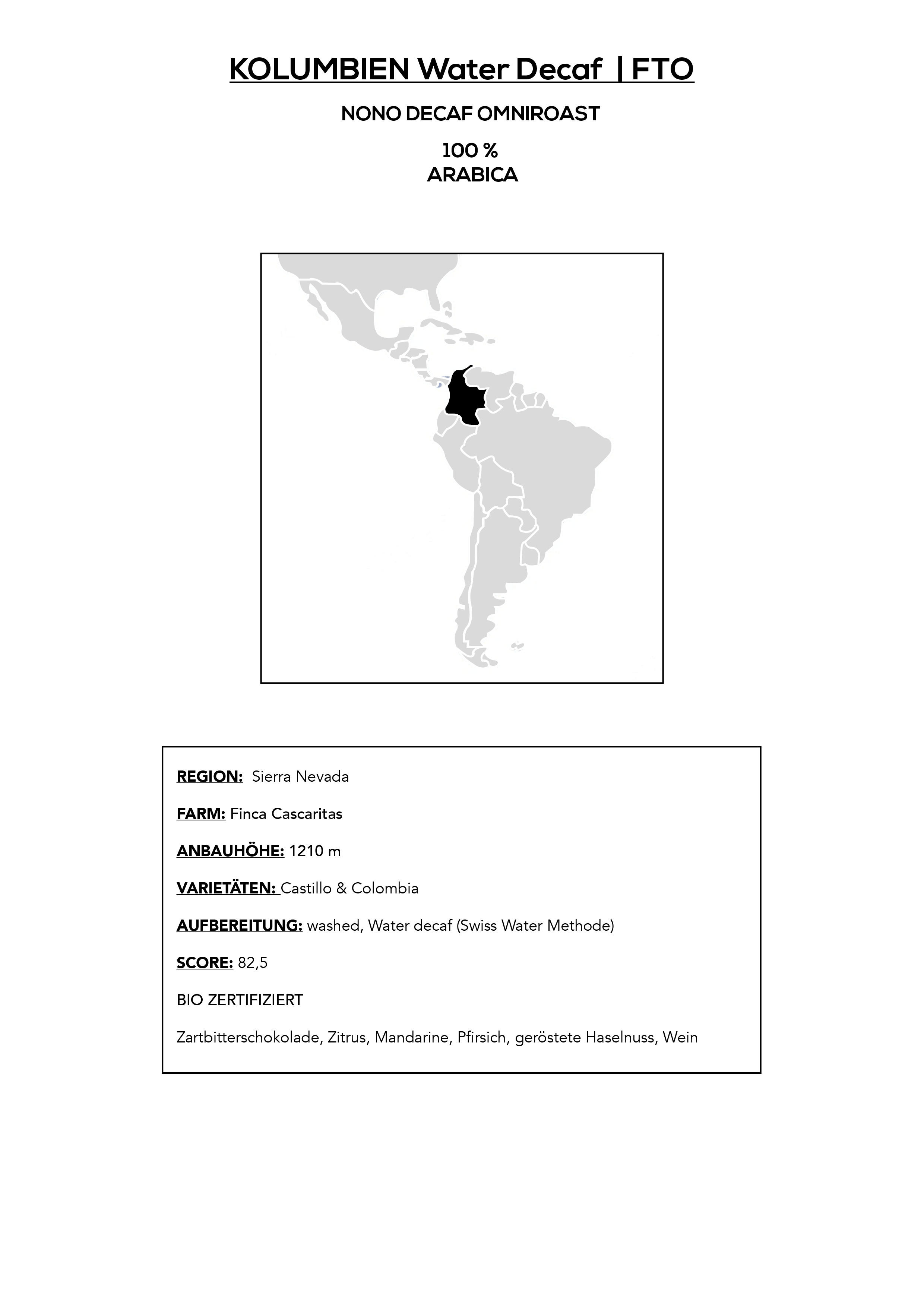 NONO Kolumbien Decaf