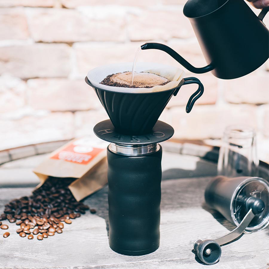 HARIO V60 Metal Dripper - Matt Schwarz