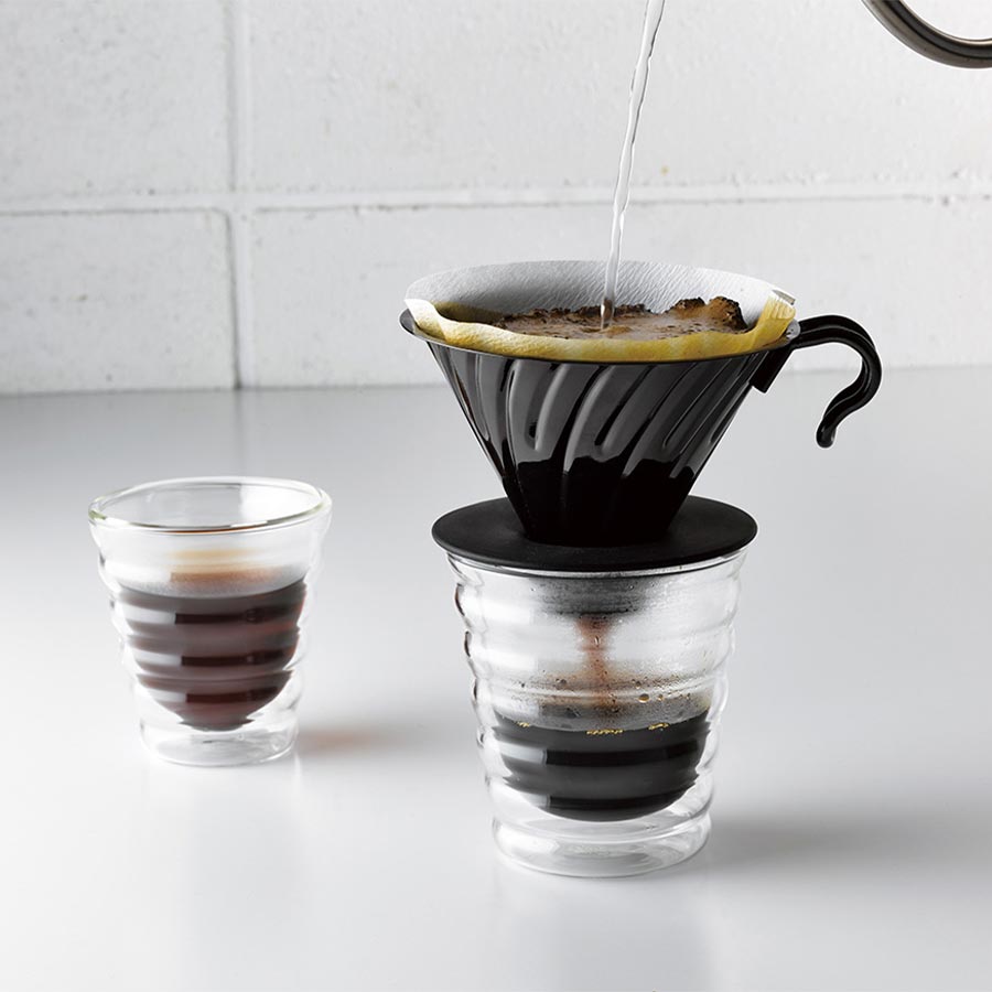 HARIO V60 Metal Dripper - Matt Schwarz