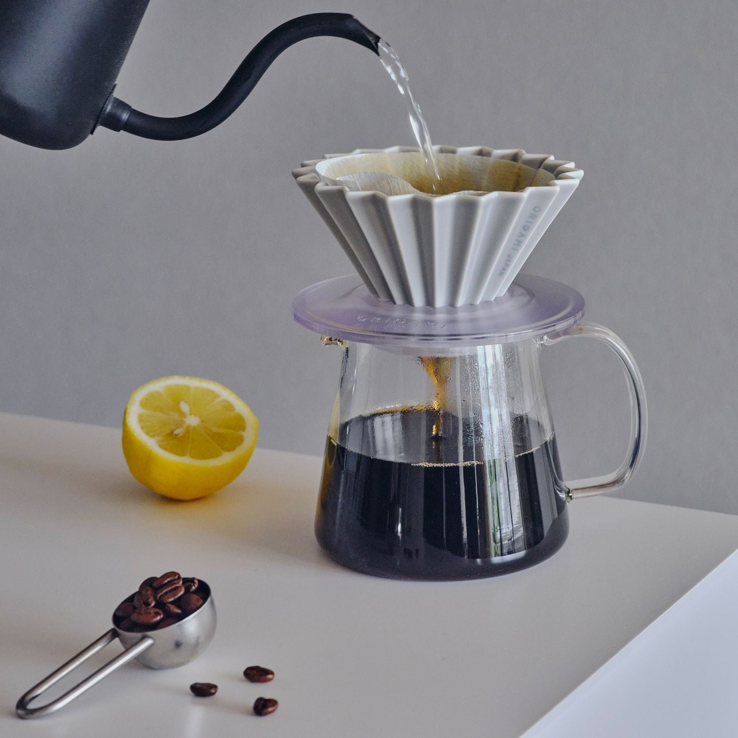 ORIGAMI Dripper-Halter - Transparent