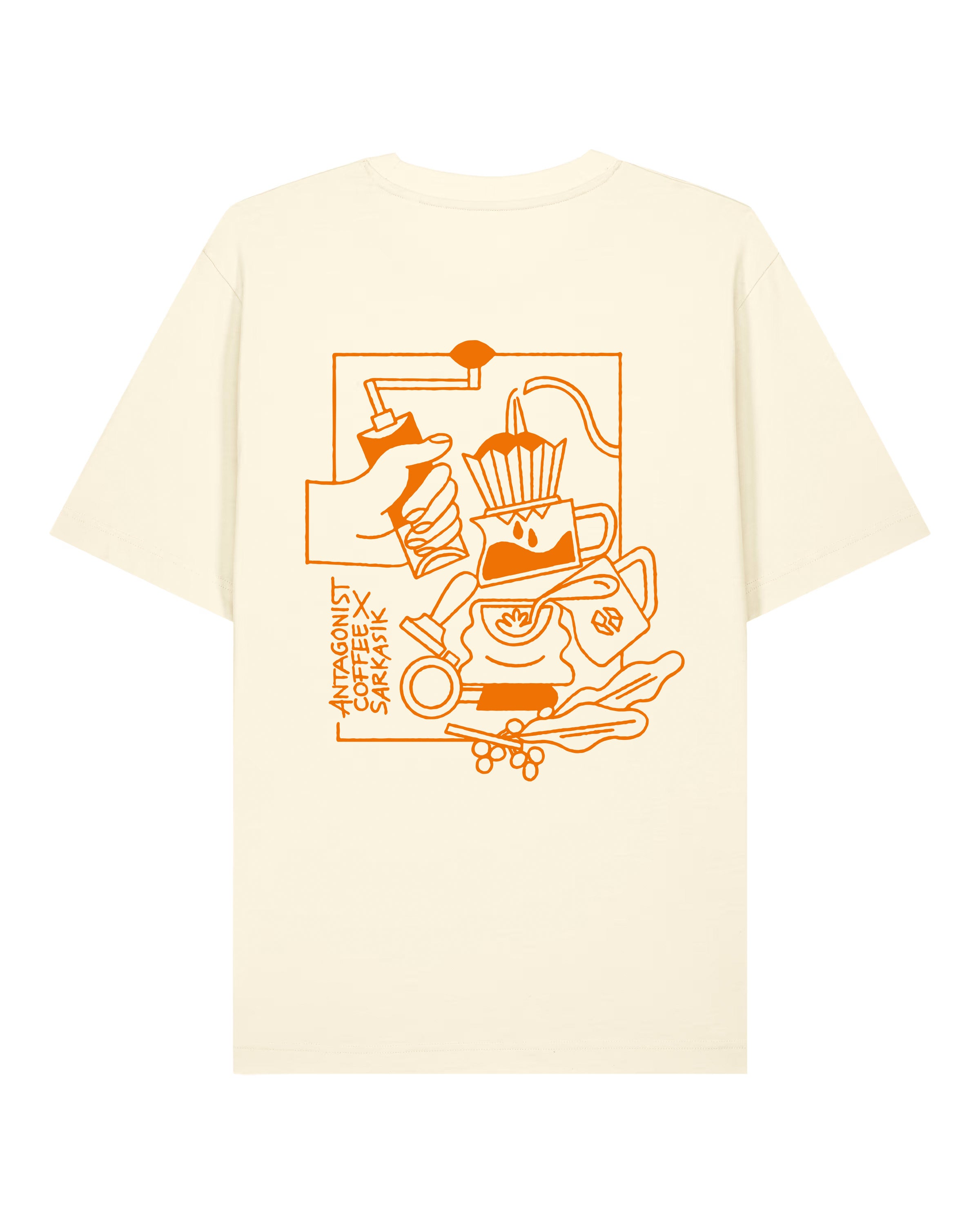 ANTAGONIST COFFEE x SARKASIK - UNISEX RELAXED FIT SHIRT