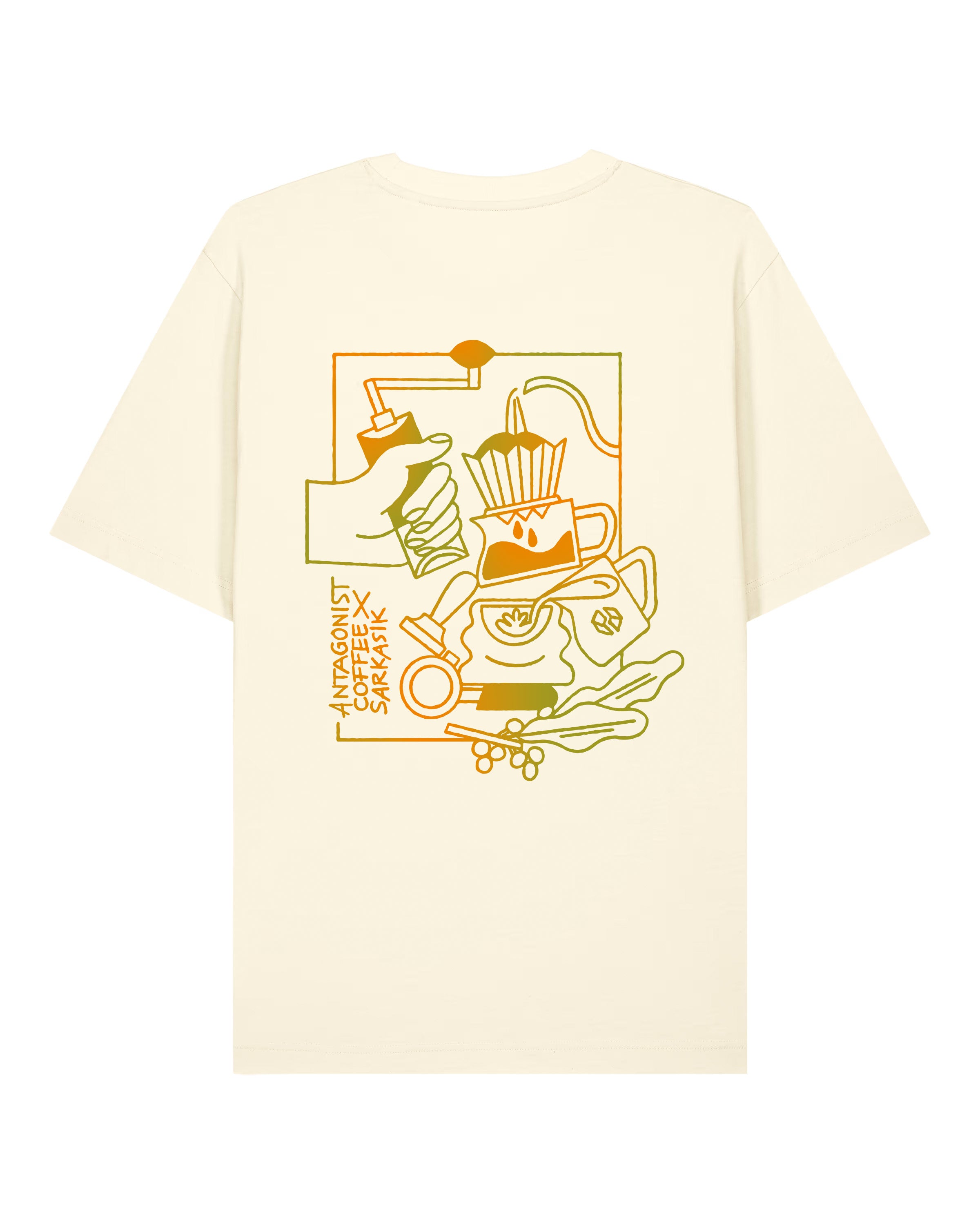 ANTAGONIST COFFEE x SARKASIK - UNISEX RELAXED FIT SHIRT