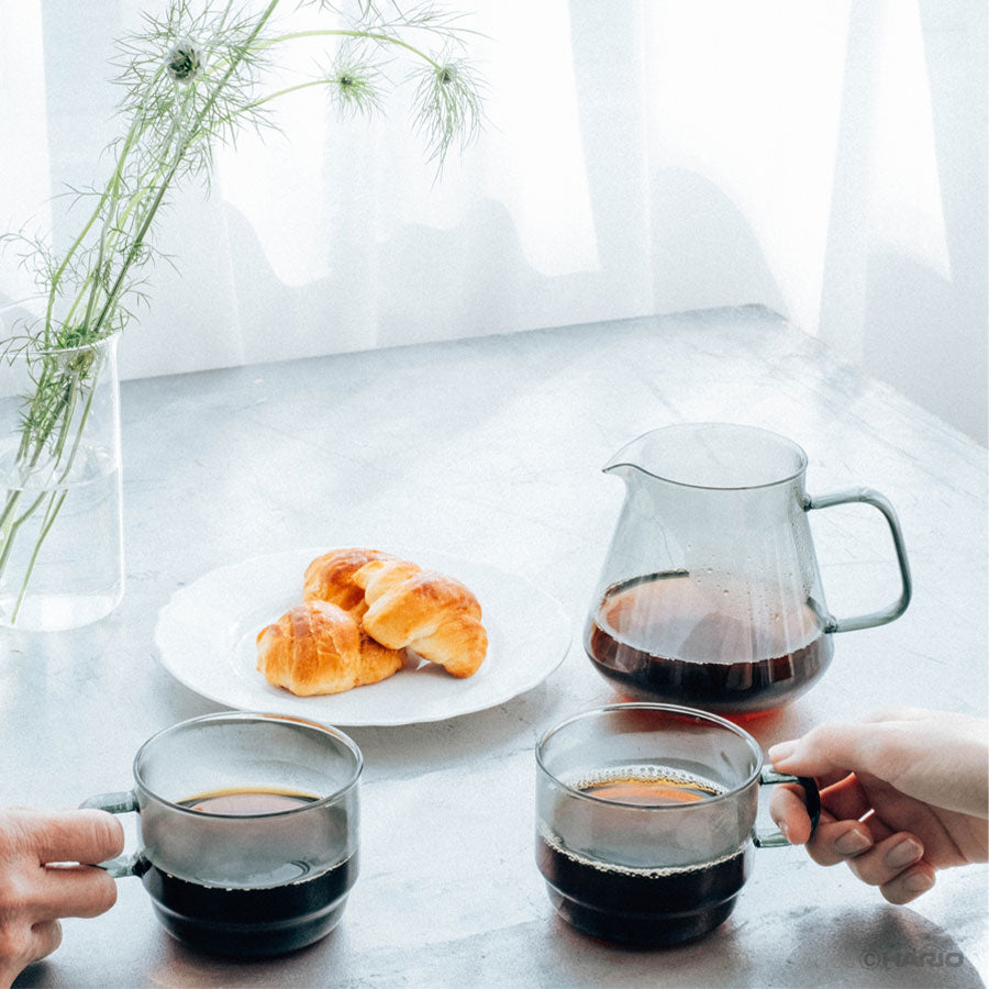 Hario Filter-Set mit Kaffee